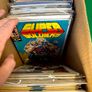 DC, Marvel Long Comic Box w 290 comics for Sale Image 9