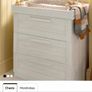 Mama & Papas Convertible cot + Dresser Changer Chest + Wall shelf Image 8