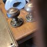 pair of pld brass handles and plates Image 3