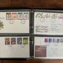 Collection of  81 UK First Day Cover stamps 1980 to 1986 in album plus 10 extra pages Image 5