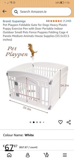 small dog pen