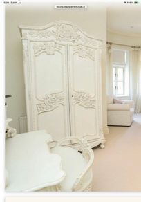 Chateau French carved Armoire