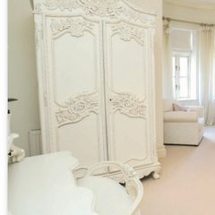 Chateau French carved Armoire