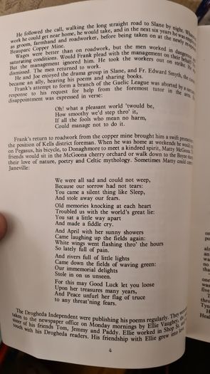 Francis Ledwidge Centenary 1887-1987. Booklet In Good Condition.