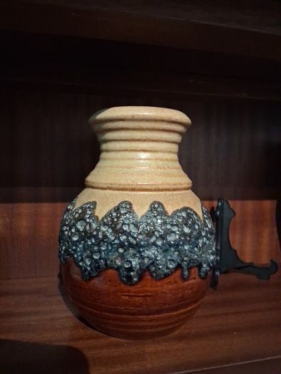 W.German Fat Lava Vase