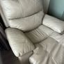 Taupe grey Leather Recliner Sofa & 1 seater Image 10