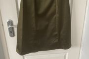 COAST  Ladies Dark Olive Green Satin  Dress