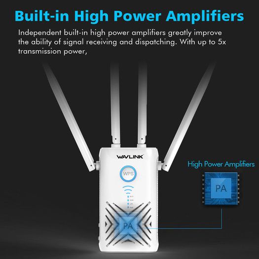 Wavlink AC1200 Dual Band (2.4GHz/5GHz) Gigabit 3-IN-1 WIFI Router/Range Extender & Signal Booster (UK Plug) (Brand New/Warranty)