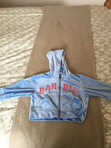 Fab Barbie Velour Hoodie age 18-24 months