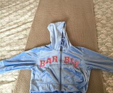 Fab Barbie Velour Hoodie age 18-24 months