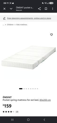 Childrens extendable bed