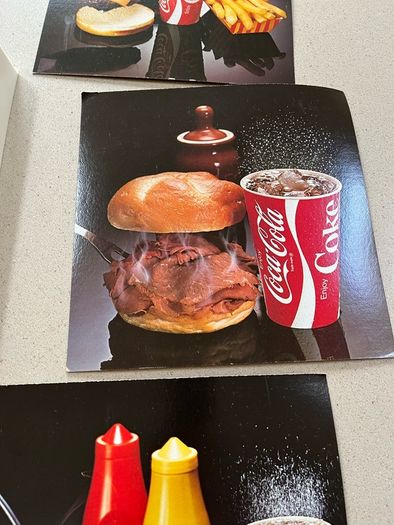 Coca Cola American Menu Sign Rare