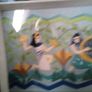 vintage felt art picture Image 2