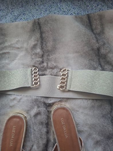 Gold Flats, Bag & Belt Bundle.