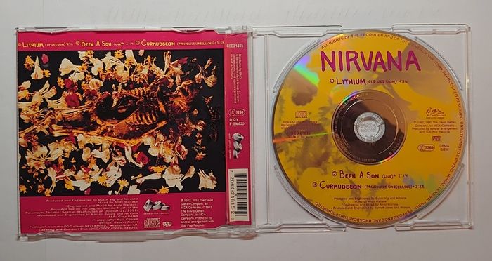 Nirvana - Lithium - CD Single