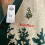 Abercrombie & Fitch Budweiser Jacquard and Embroidered Cardigan New Image 2