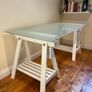 Ikea trestle desk / table Image 2