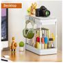 Brand New Puricon 2 Set Under Sink Shelf, 2 Tier Standing Shelf Kitchen Worktop Shelf Organizer Image 4