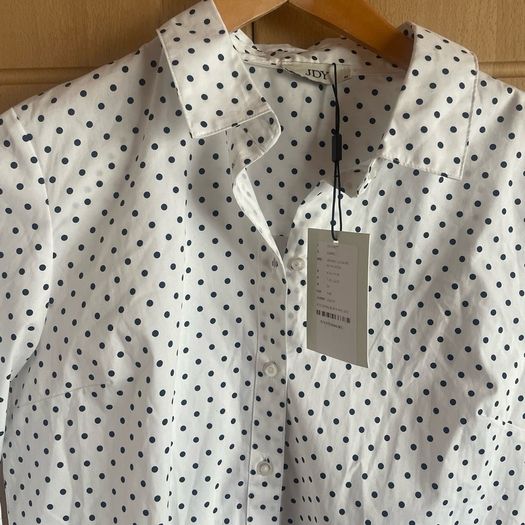 Beautiful polka dot women's shirt