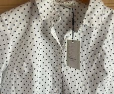 Beautiful polka dot women's shirt