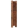 Hand carved 5-Panel Room Divider Brown 200x165 cm Solid Mango Wood Image 3