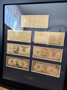U.S. Banknotes 24k Gold