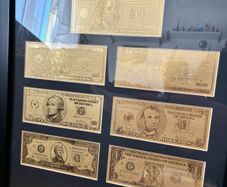 U.S. Banknotes 24k Gold