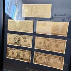 U.S. Banknotes 24k Gold