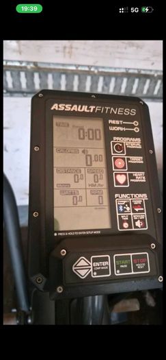 Assault bikes with monitors