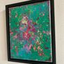 Framed Original Floral Painting Abstract Art Framed  Contemporary Art Painting  Original Gift Image 3