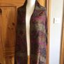 Orange Rust Tones Large Wool Blend Krish Shawl Scarf 70" x22" including postage Image 6