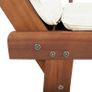 _Garden Bench 2-in-1 with Padding 190 cm Solid Acacia Wood Image 7