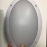 12W LED Oval Bulkheads in white Outdoor Image 5