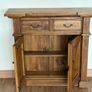 Dark Oak/Pine Spanish style sideboard Image 2