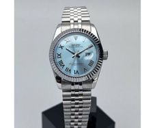 Custom Seiko Mod Ice Blue DateJust 36/39mm