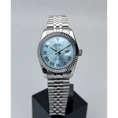 Custom Seiko Mod Ice Blue DateJust 36/39mm