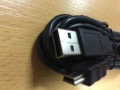Standard USB 2.0 A Male to Mini B 5 pin Data Cable Lead Black