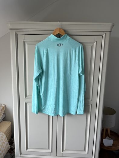 Under Armour light turquoise zippy men's Large