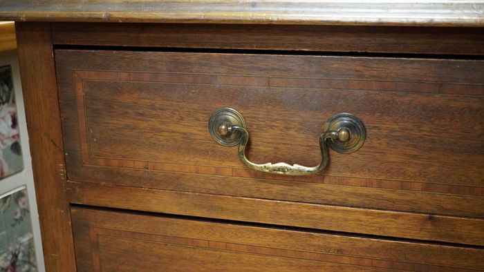 Vintage Mahogany Low Chest of Drawers