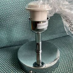 Polished Chrome Wall Light Base Modern Polished Silver E27