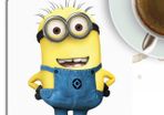 Despicable minions coasters set