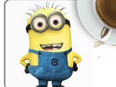 Despicable minions coasters set