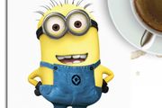 Despicable minions coasters set