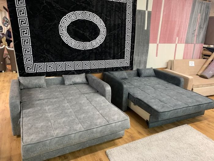 Daphne Light Grey or Dark Grey Pull Out Sofa Bed