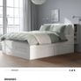 Brimnes bed / bed side tables and mattress Image 2