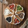 Assorted Snack Dish Porcelain Ceramic Serving Tray Dip Bowl Appetizer Condiment Image 2