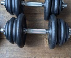 Dumbbell Set -Adjustable (2 x 25kg), almost new