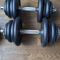 Dumbbell Set -Adjustable (2 x 25kg), almost new