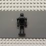 lego Star Wars sw0782  K-2SO Droid minifigure- Dark Bluish Gray and Silver Chest Panel Image 2