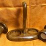 Vintage Mushroom shape salt and pepper shakers on stand Image 8